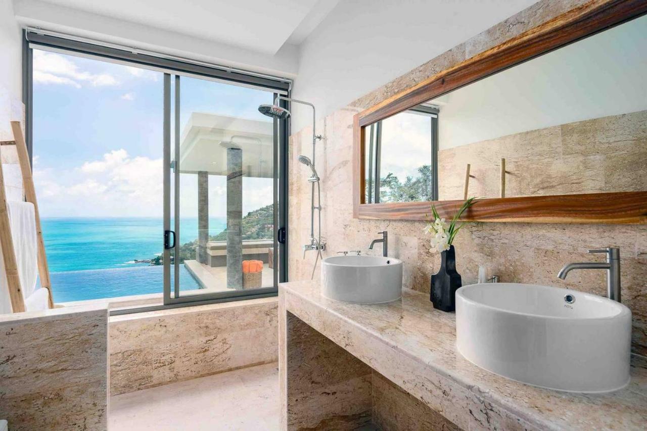 Luxury Seaview Villa -Double Infinity Pools-20 Persons Chaweng  Bagian luar foto