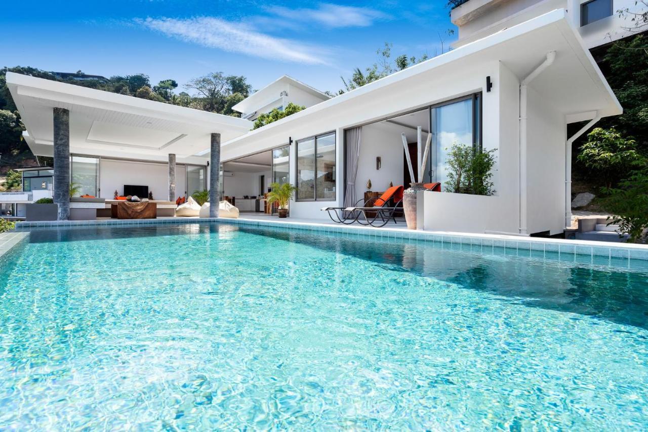 Luxury Seaview Villa -Double Infinity Pools-20 Persons Chaweng  Bagian luar foto