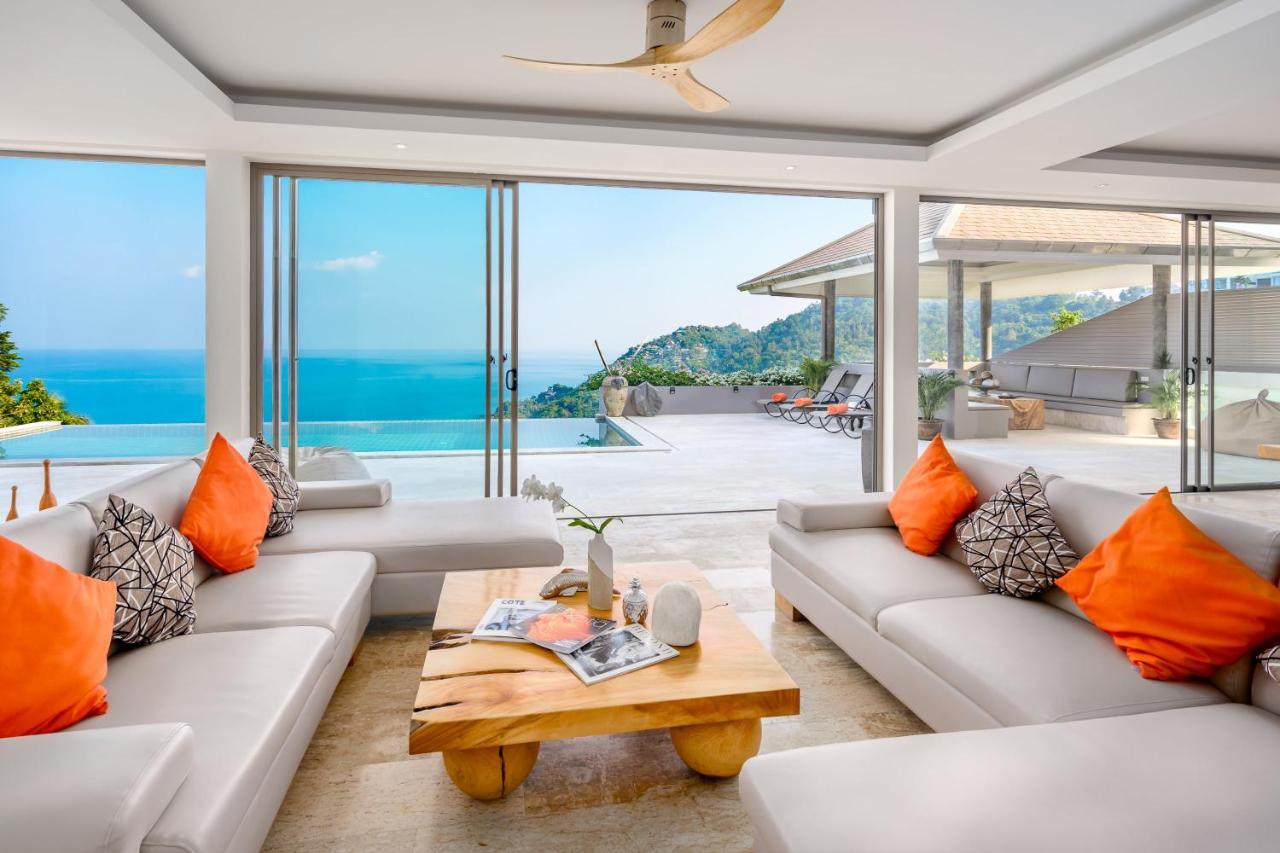 Luxury Seaview Villa -Double Infinity Pools-20 Persons Chaweng  Bagian luar foto