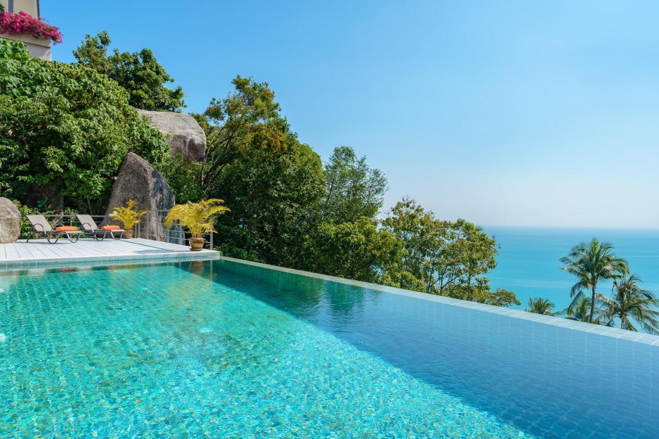 Luxury Seaview Villa -Double Infinity Pools-20 Persons Chaweng  Bagian luar foto